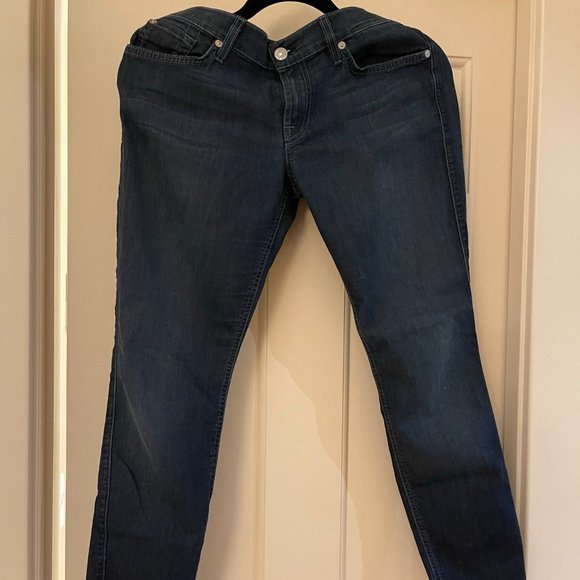 7 for All Mankind skinny jeans, dark wash, size 29 - Picture 6 of 7